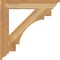 Ekena Millwork Merced Traditional Rough Sawn Bracket, Western Red Cedar, 4"W x 28"D x 28"H BKT04X28X28MRC01RWR - alternate 4